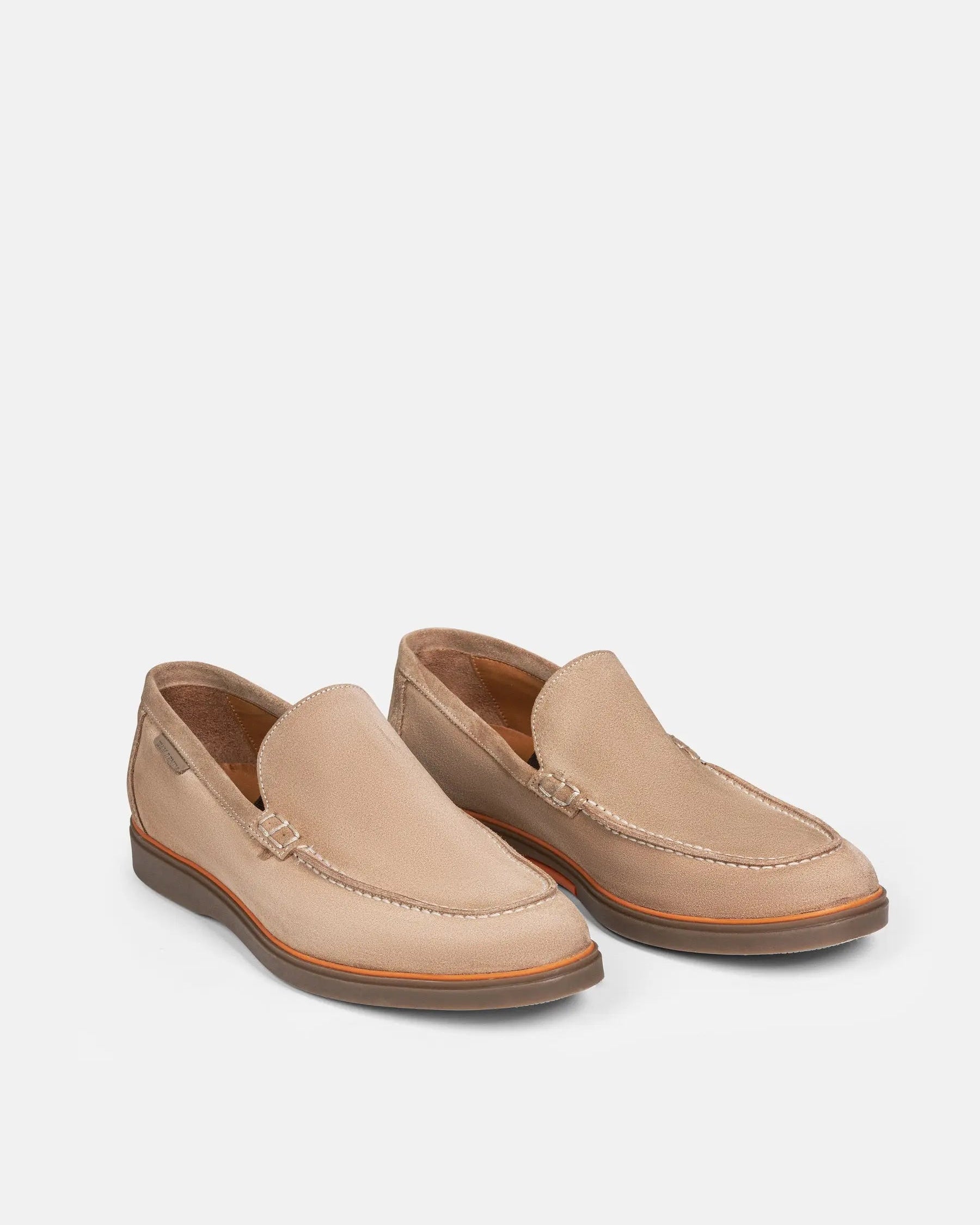 Suede Loafer Beige Shoes 45