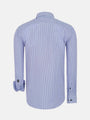 Vermilion Checkered Blue Long Sleeve Shirt 6XL