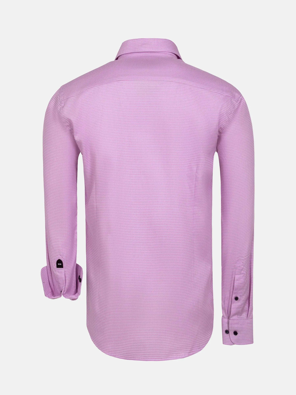 Sky Lake Pink Micro Patterned Long Sleeve Shirt 6XL
