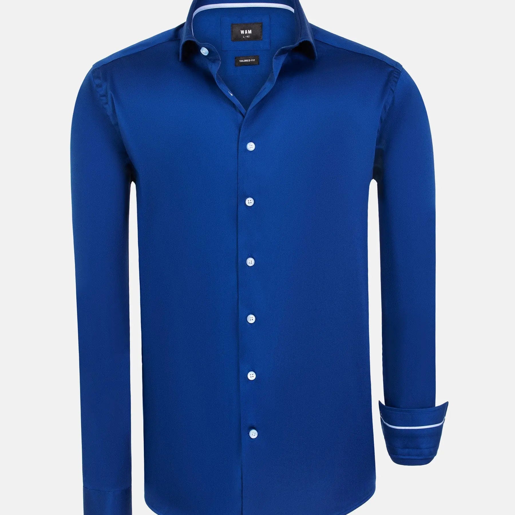 Catalina Light Navy Solid Long Sleeve Shirt 6XL