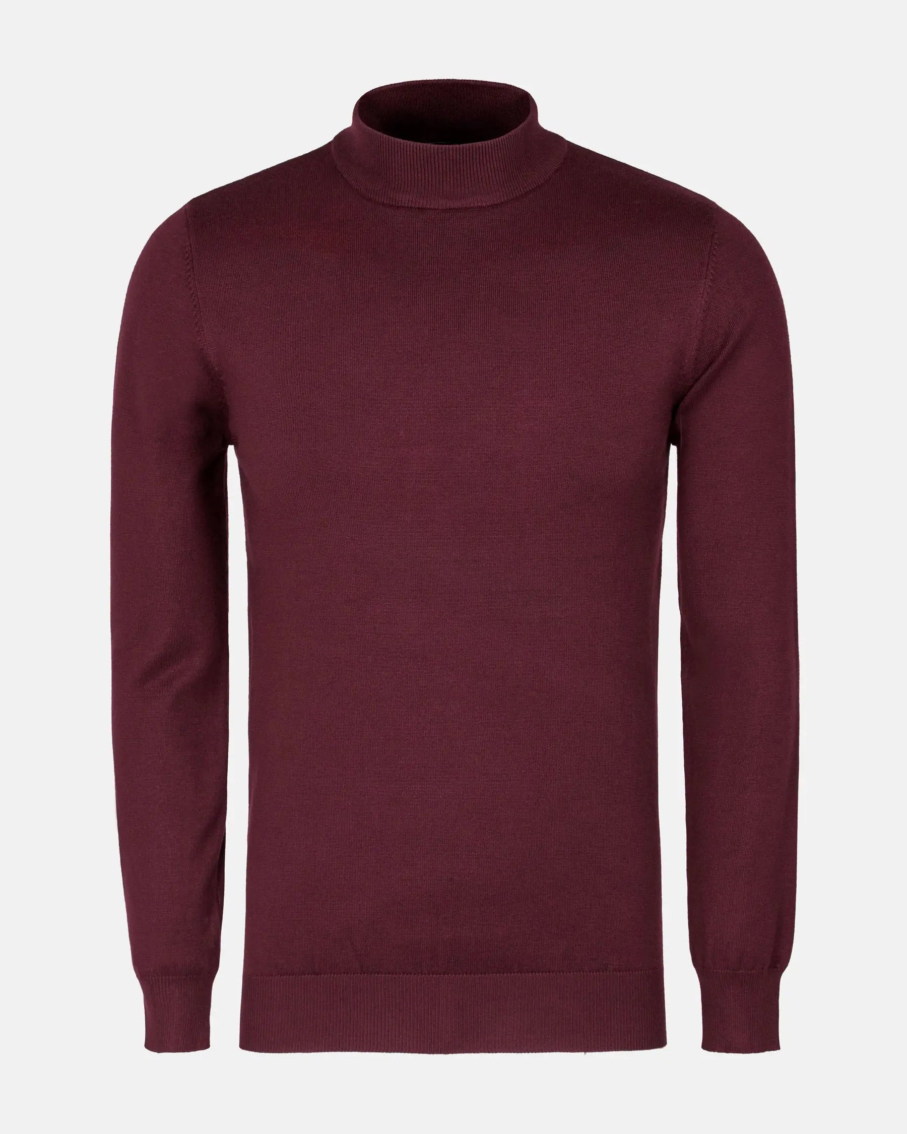 Siena Round-Necked Dark Red Pullover 6XL