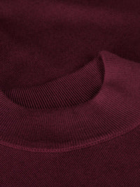 Siena Round-Necked Dark Red Pullover 6XL