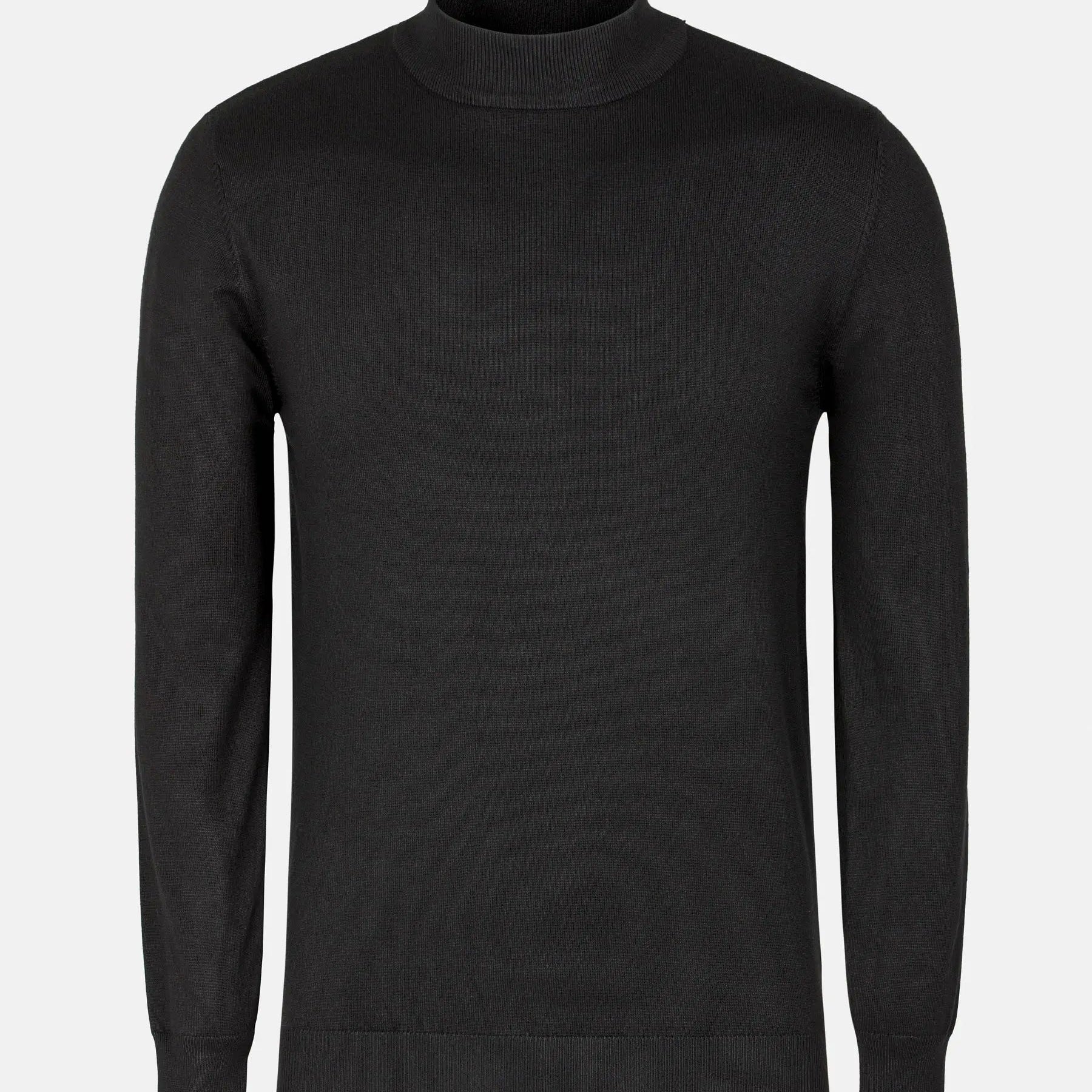 Siena Round-Necked Black Pullover 6XL