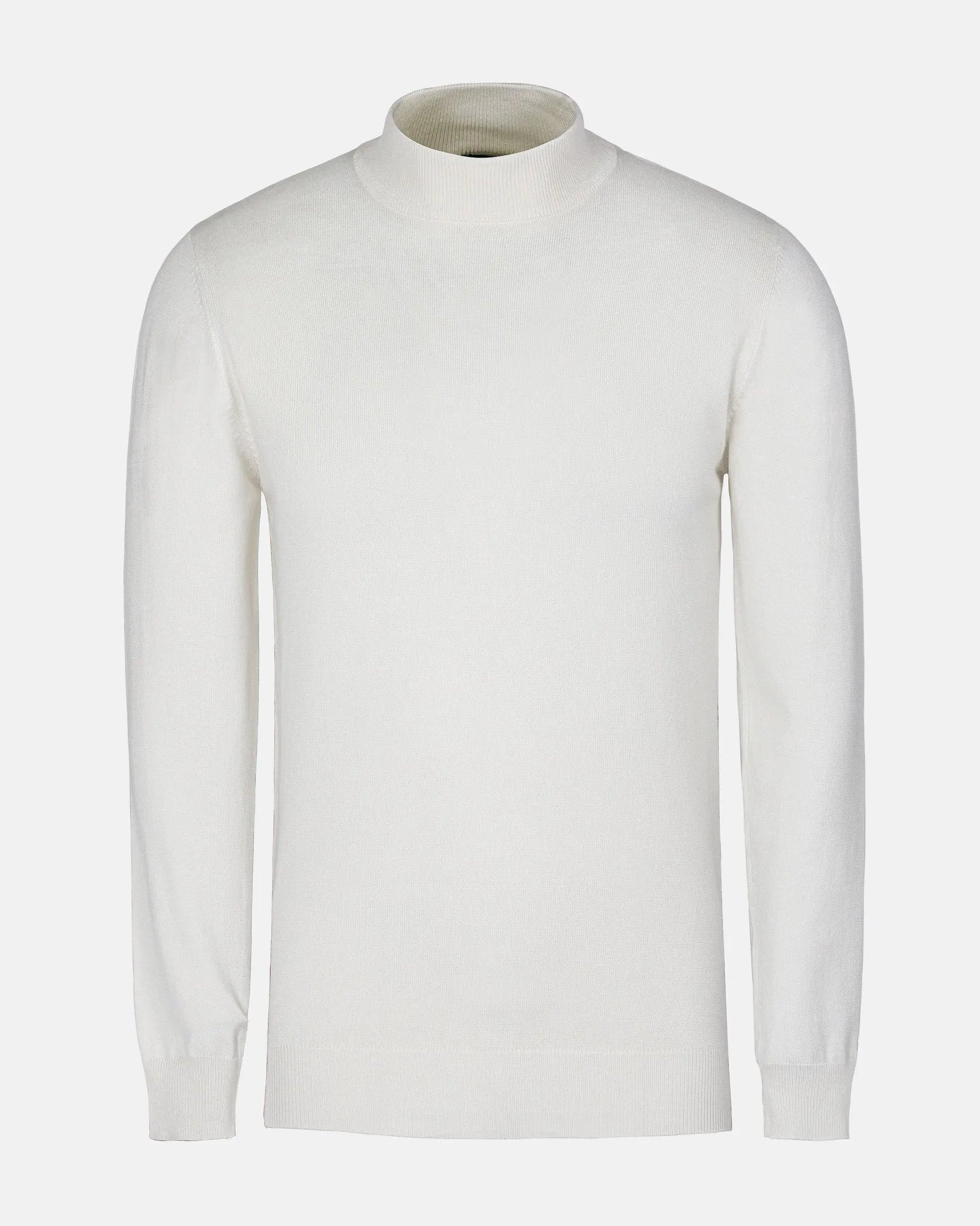 Siena Round-Necked White Pullover 6XL