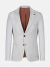 Engima Patch Pocket Slim Light Grey Blazer 60