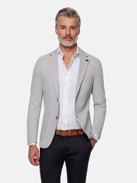 Engima Patch Pocket Slim Light Grey Blazer 60