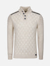 Minevre Pattern Beige Knitwear 6XL