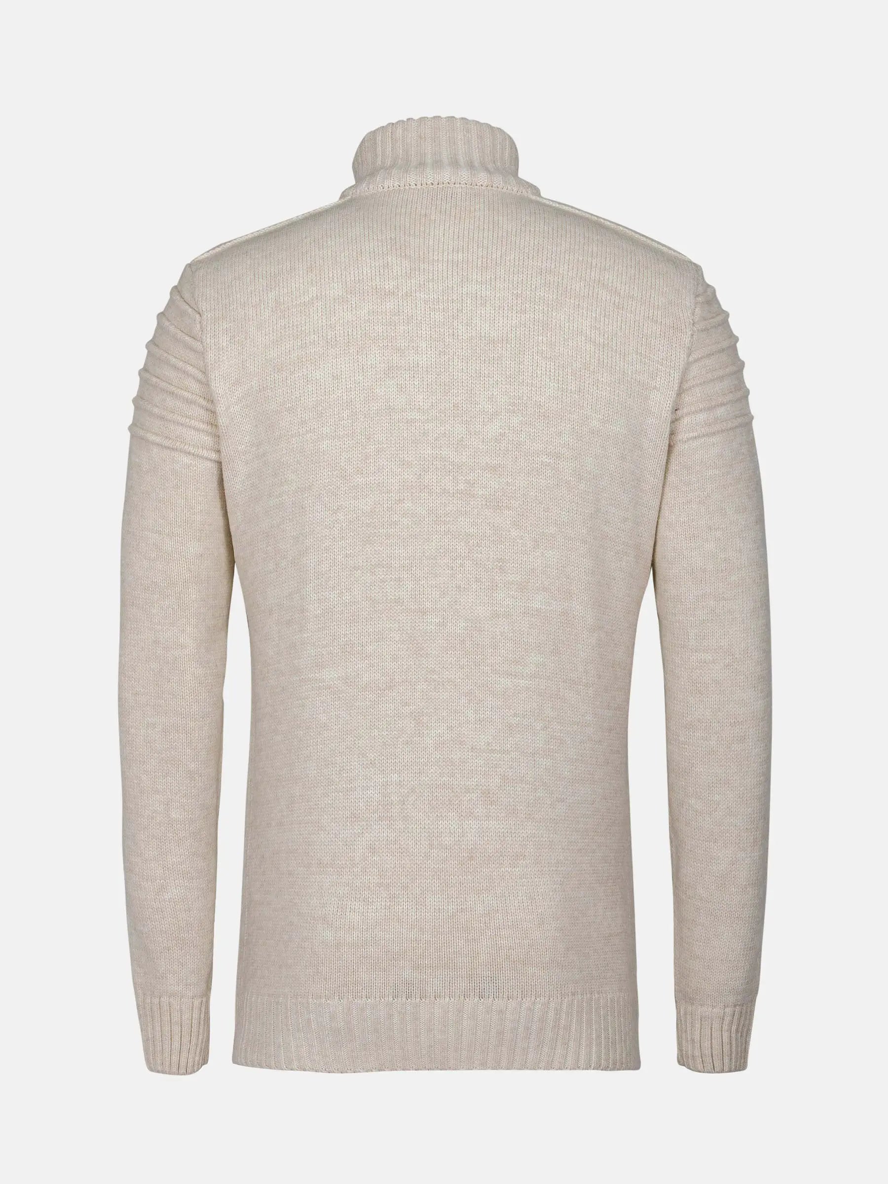 Minevre Pattern Beige Knitwear 6XL