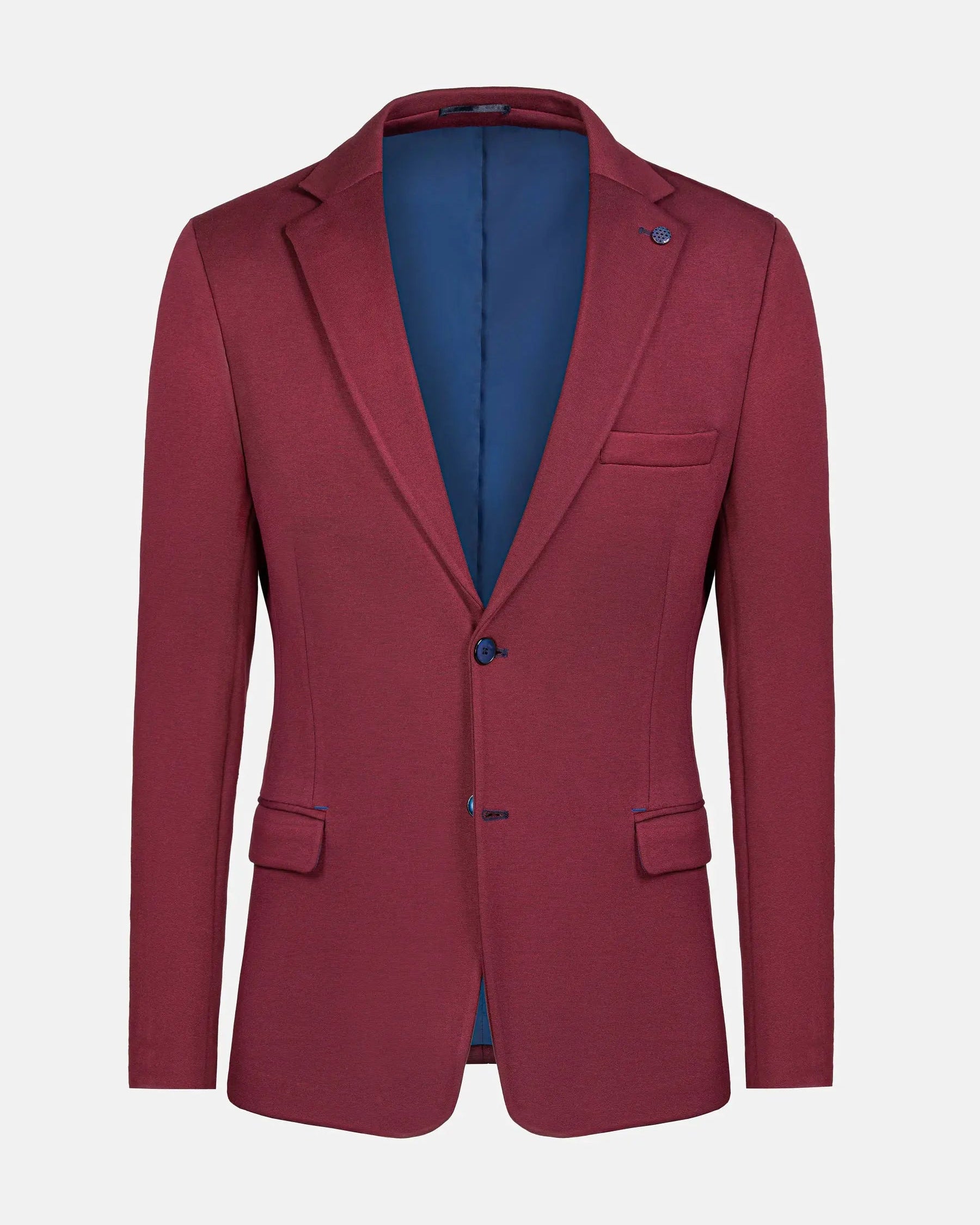 Relaxed Slim Fit Monarch Dark Red Blazer 62