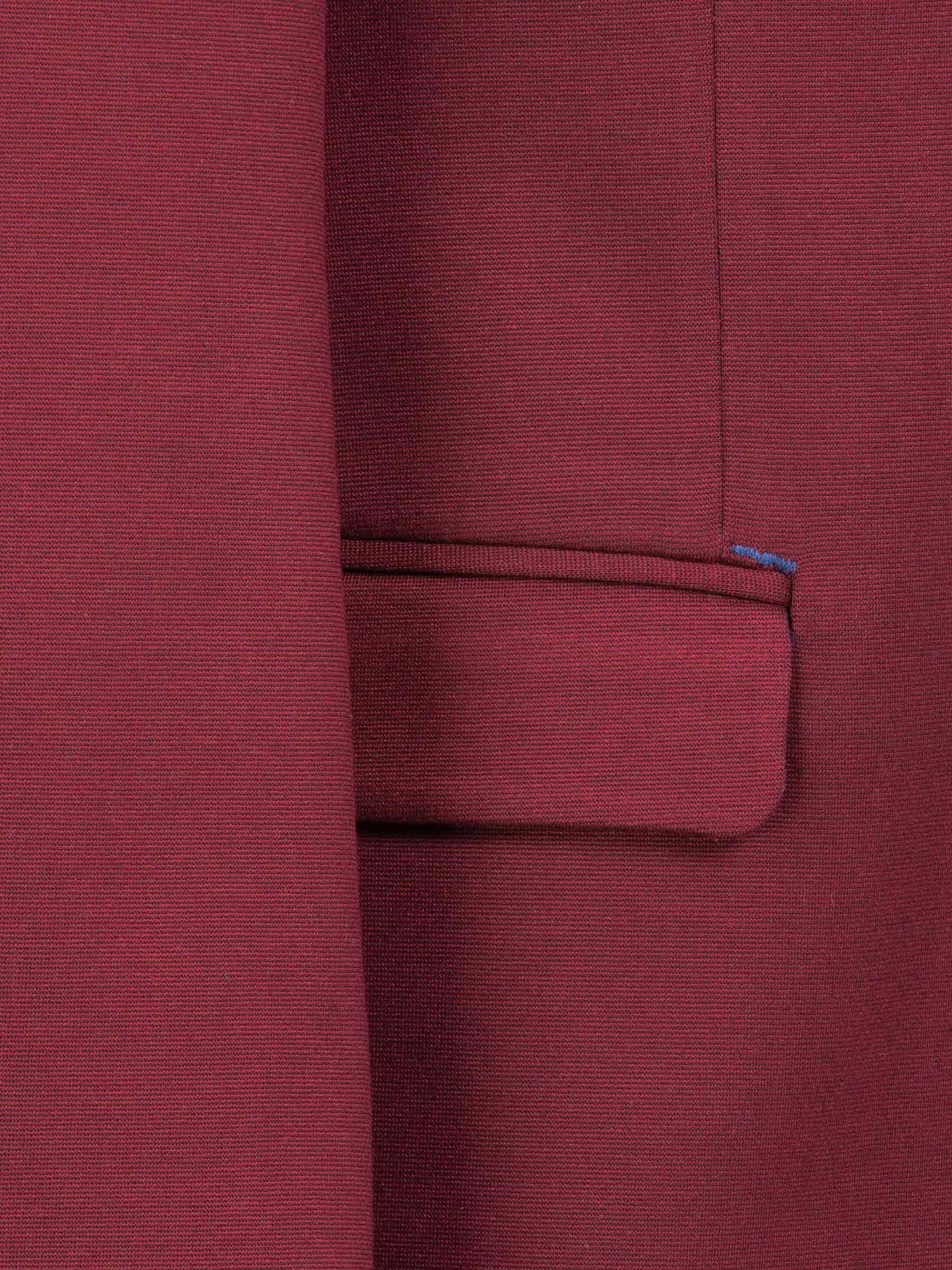 Relaxed Slim Fit Monarch Dark Red Blazer 62