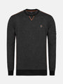 Phonix Crewneck Black Sweater 6XL