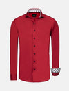 Lance Solid Red Long Sleeve Shirt 6XL