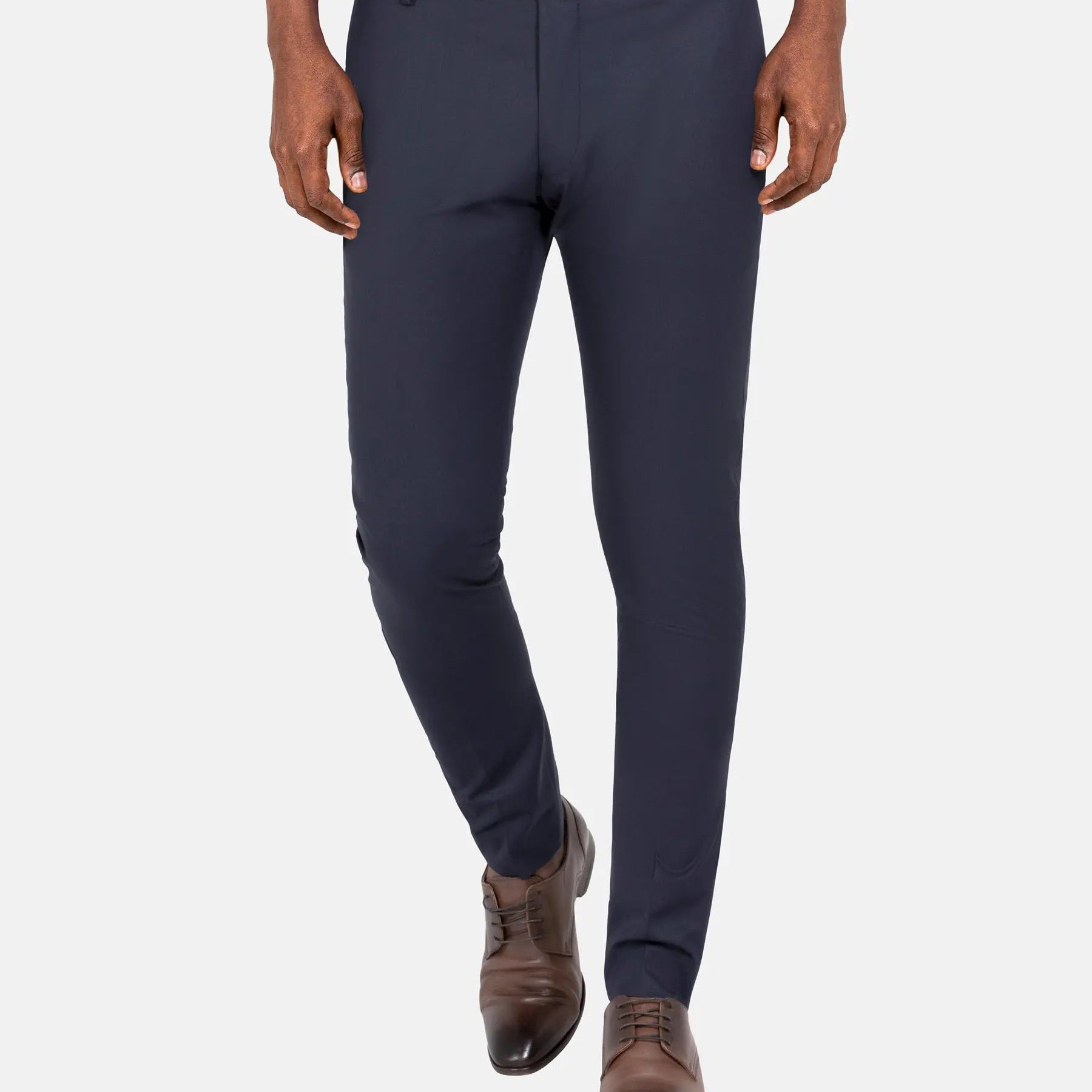 Scotsville Slim Fit Dark Navy Suit Pants 60