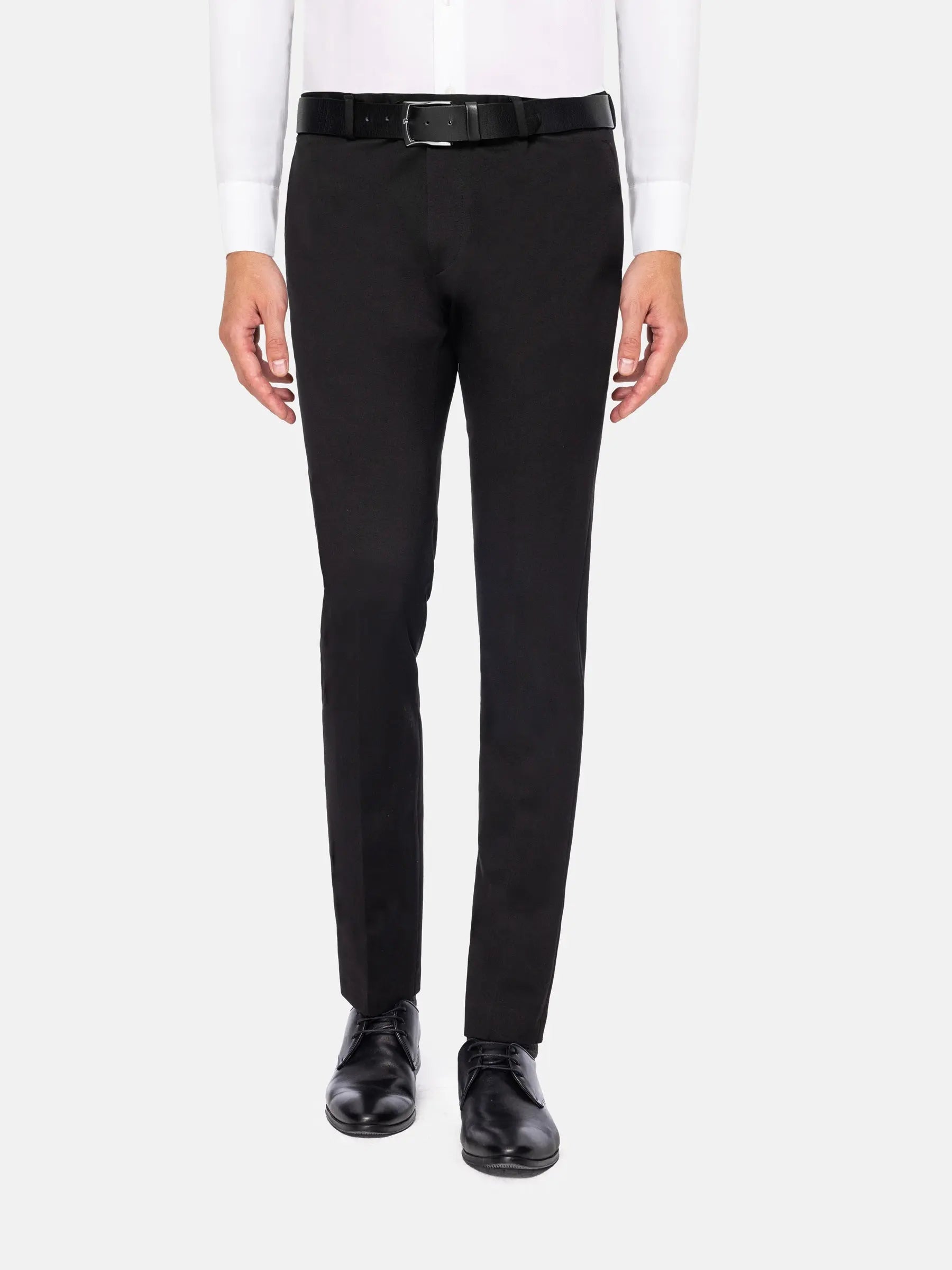 Red Wood Glen Check Slim Fit Dark Red Blk Suit Pants 60