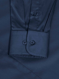 William Navy Slim Fit Mena Cotton Shirt 6XL