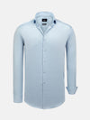 William Blue Slim Fit Mena Cotton Shirt 6XL