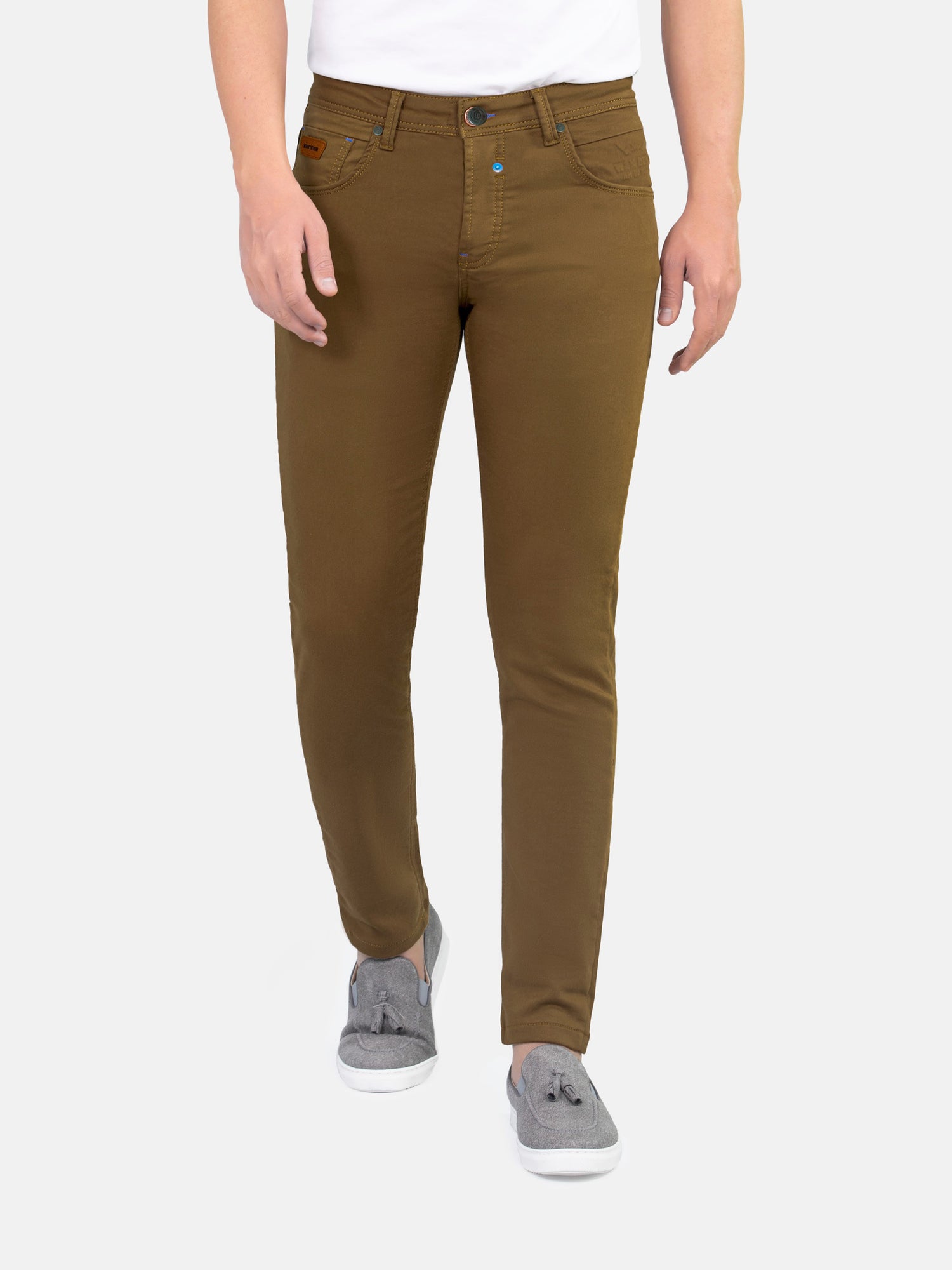 Serengeti stretchy Slim fit Dark Beige Jeans 40-32