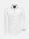 Cassio White Non-Iron Business Shirt 6XL