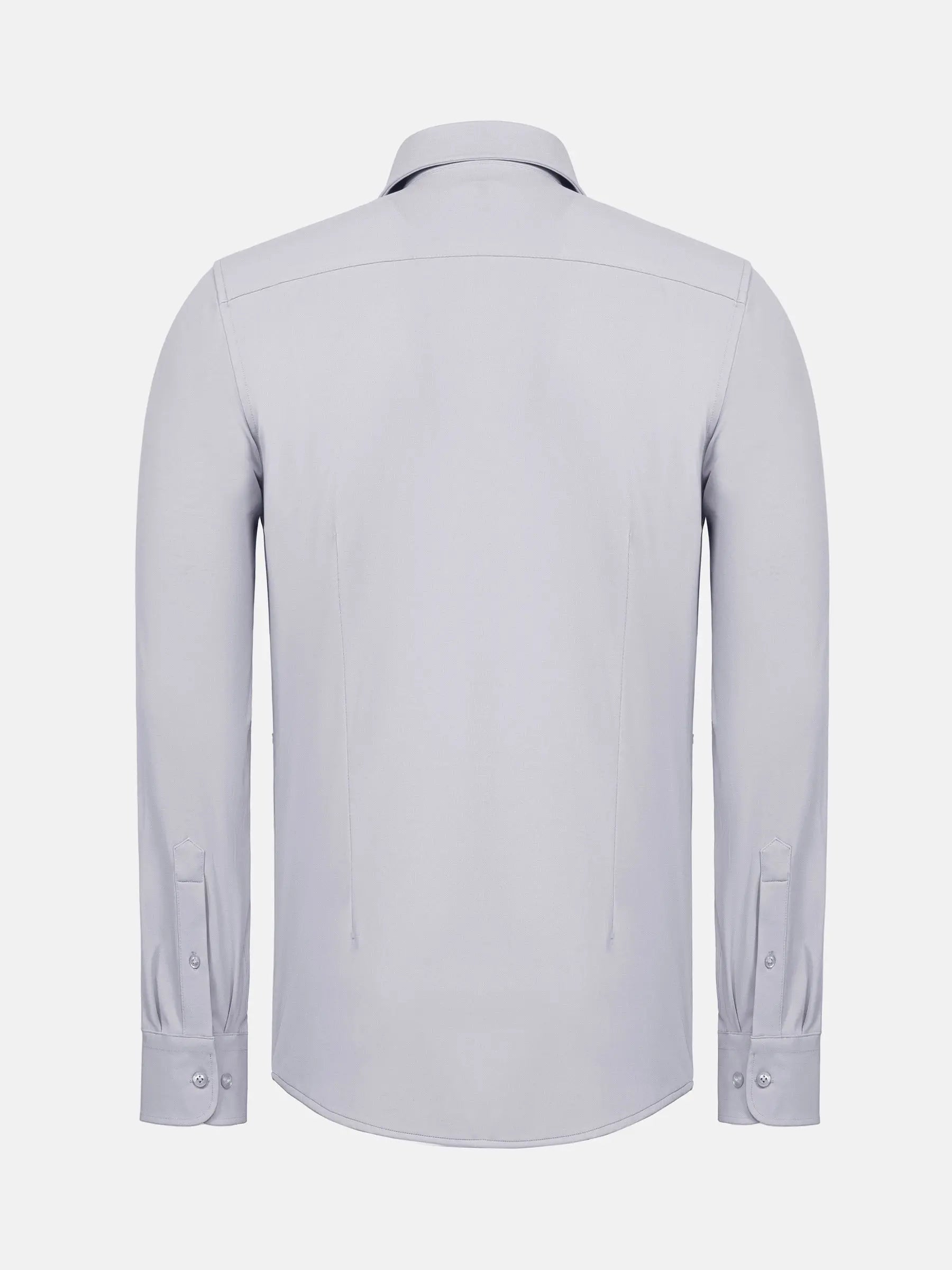 Stefano Light Grey Non Iron Business Shirt 6XL