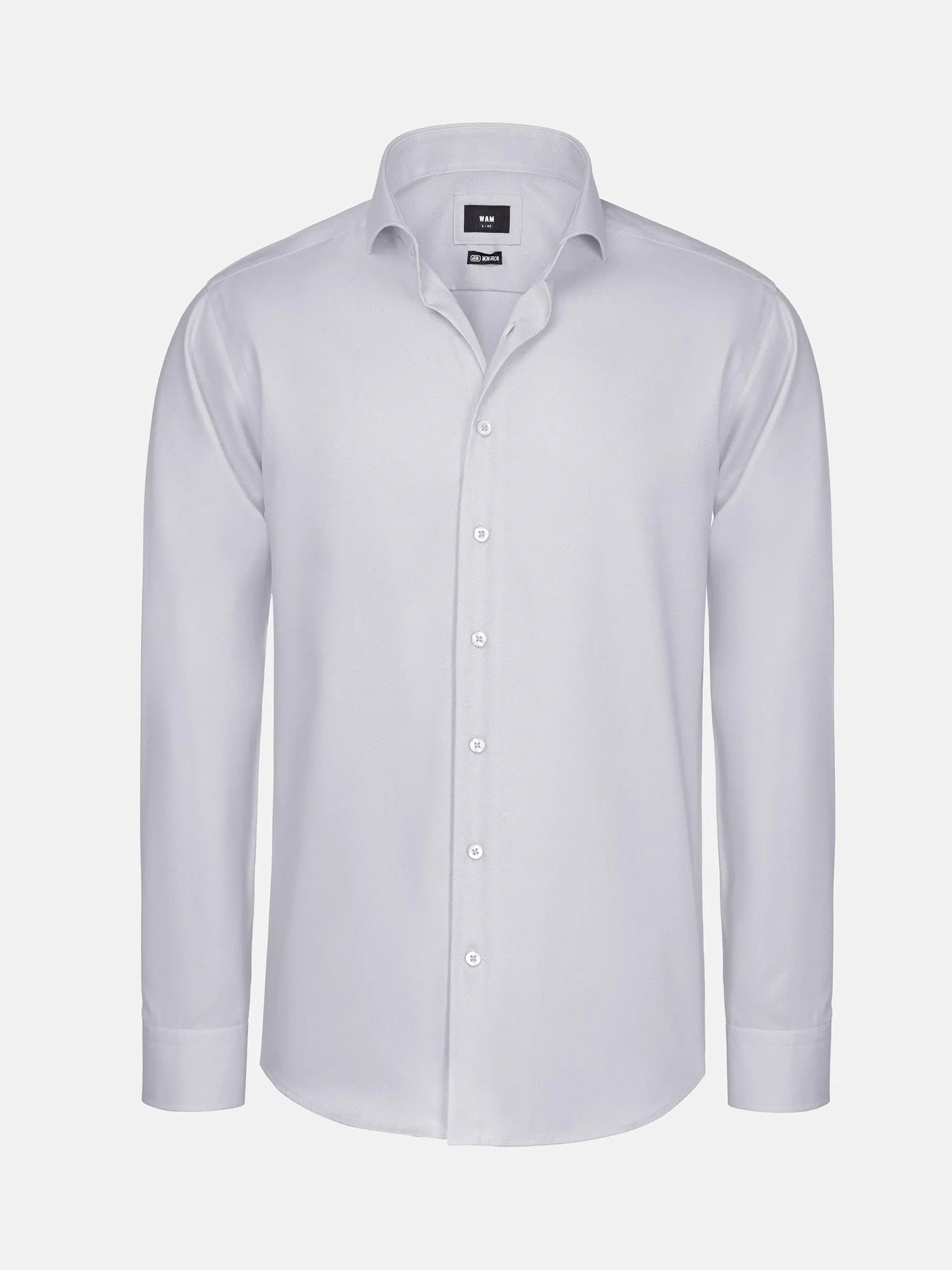 The Burgos Light Grey Shirt Wam Denim