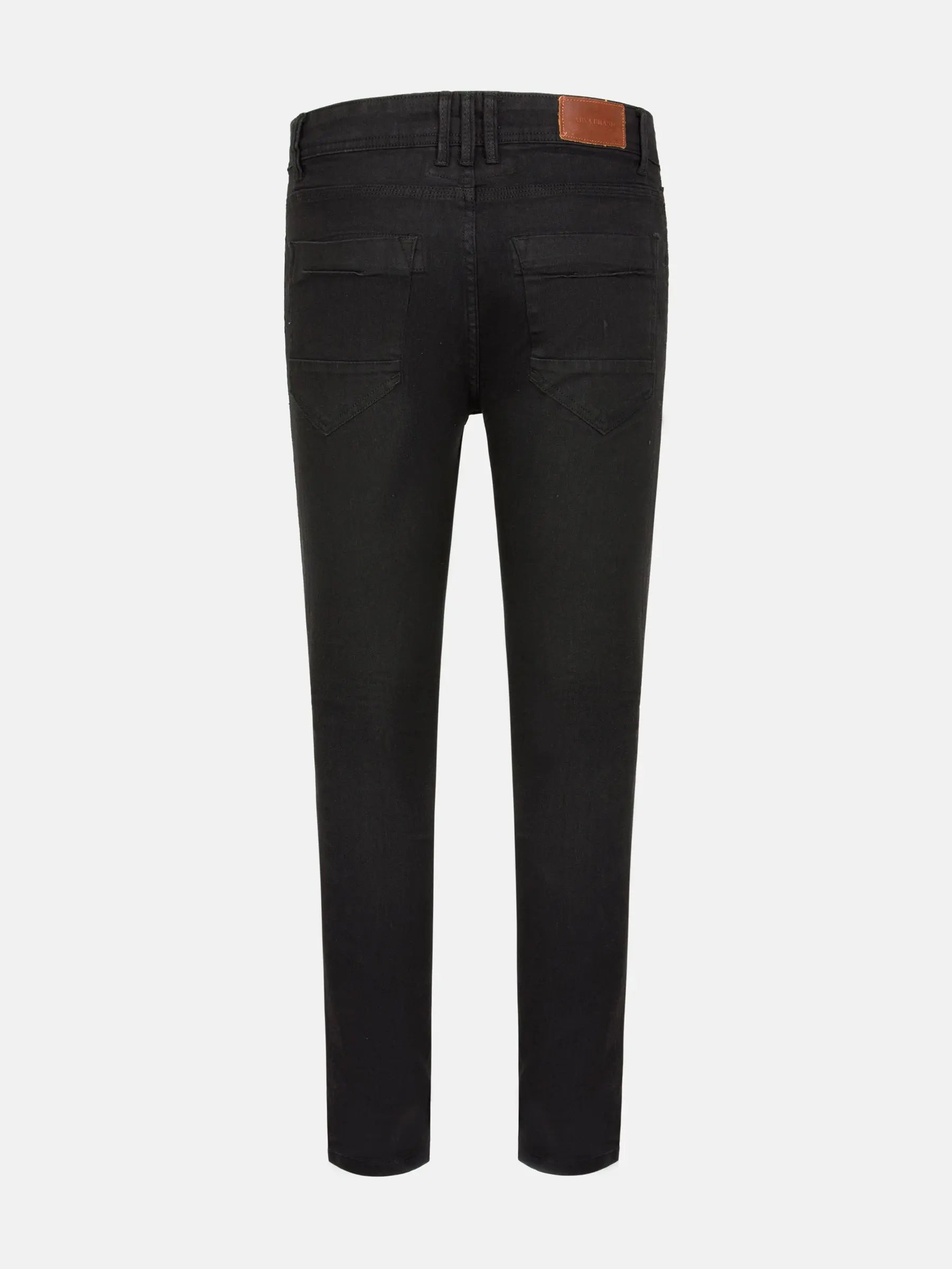 Fausto Stretchy Blk Jeans 40-32