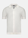 James Full Button-Down White Polo 6XL