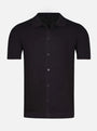 James Full Button-Down Black Polo 6XL