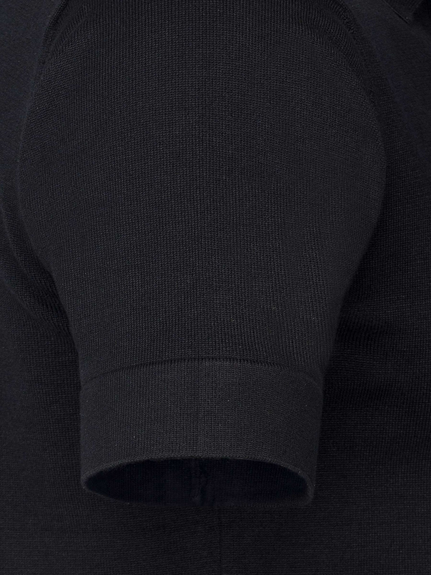 James Full Button-Down Black Polo 6XL