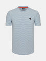 Rocky Slim Fit Stretched Blue T-shirt 6XL