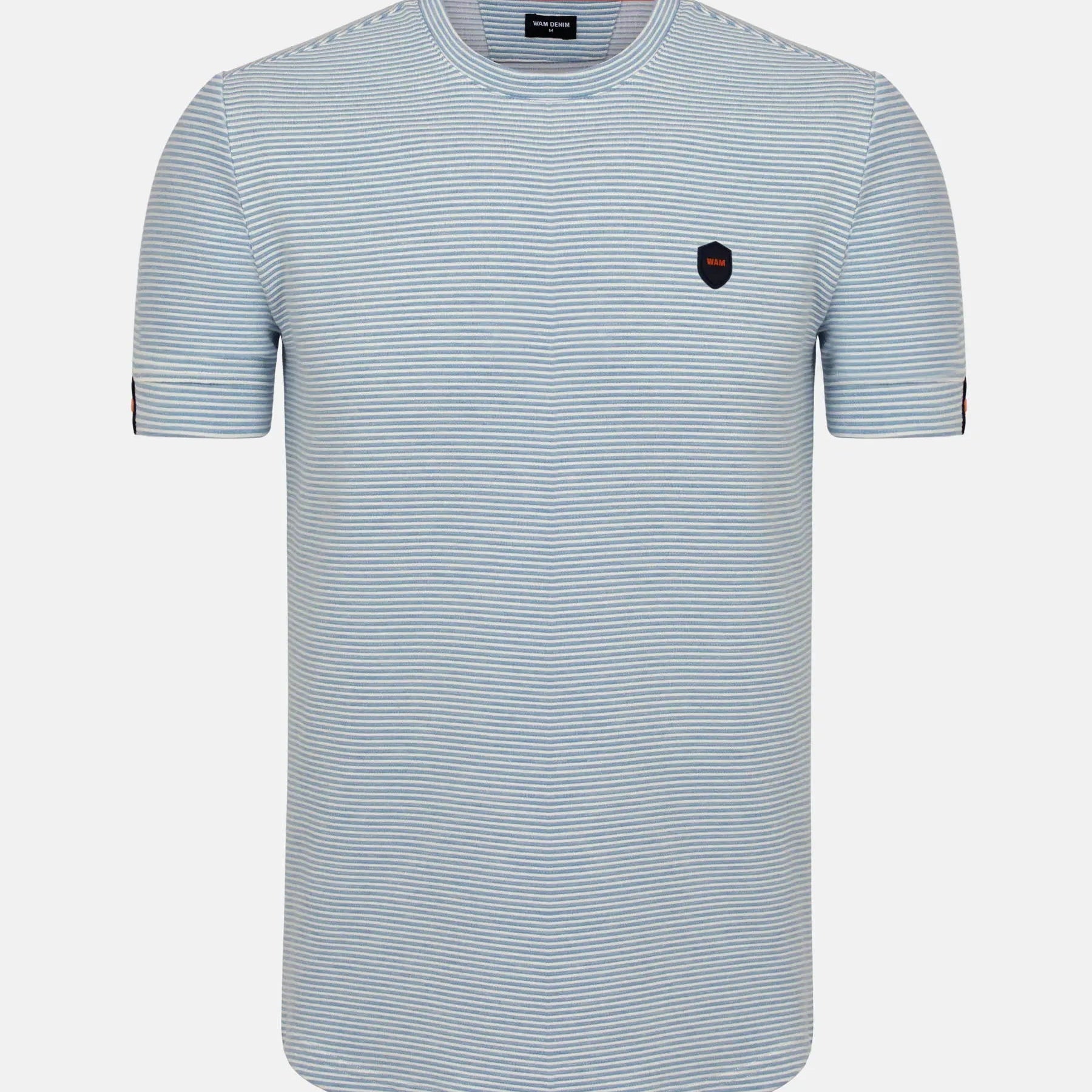 Rocky Slim Fit Stretched Blue T-shirt 6XL