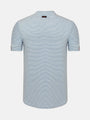 Rocky Slim Fit Stretched Blue T-shirt 6XL