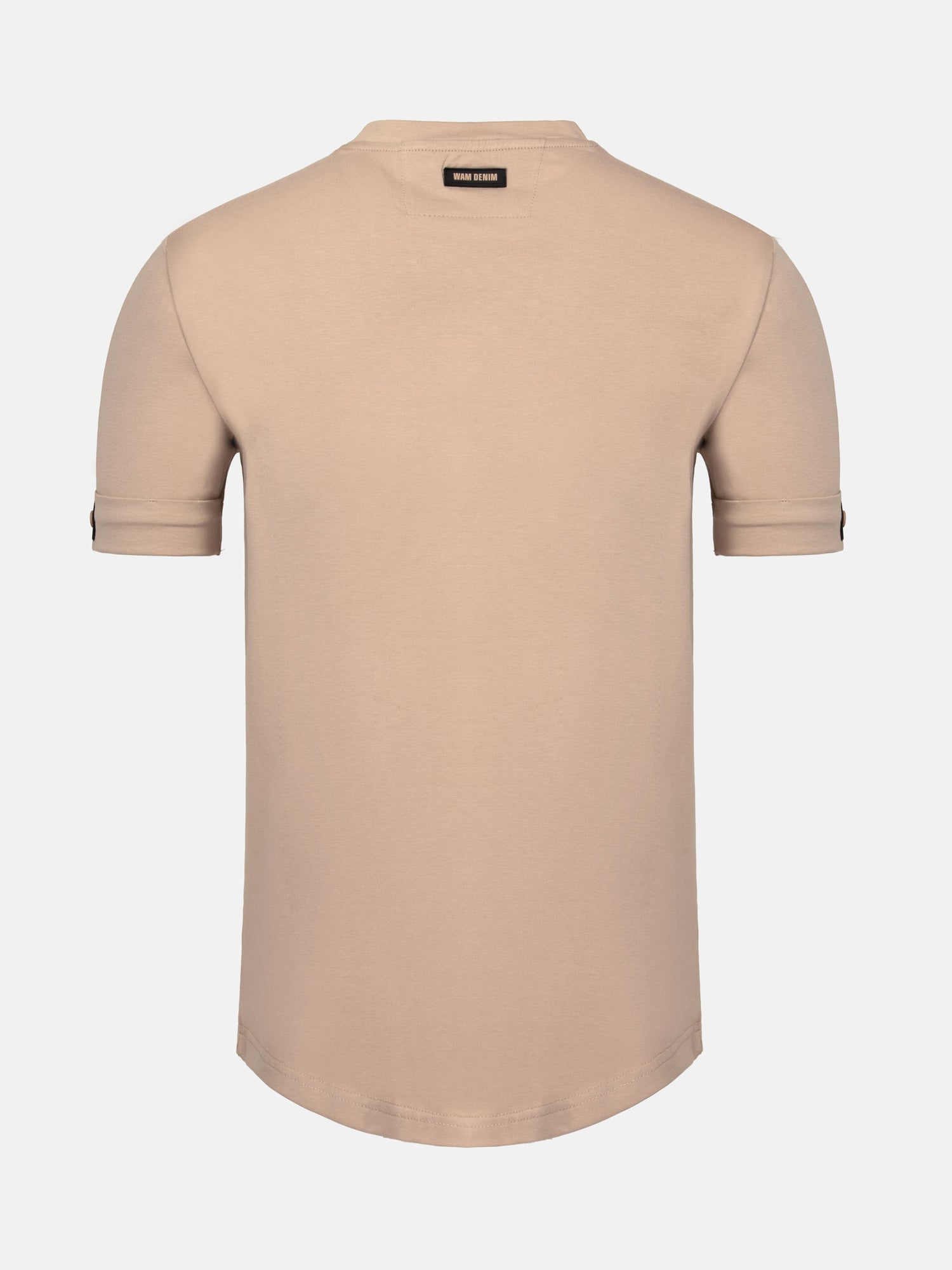 Khaza Slim Fit Beige T-Shirt 6XL