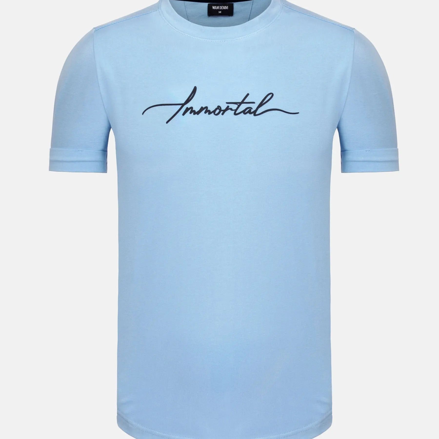 Khaza Slim Fit Blue T-Shirt 6XL