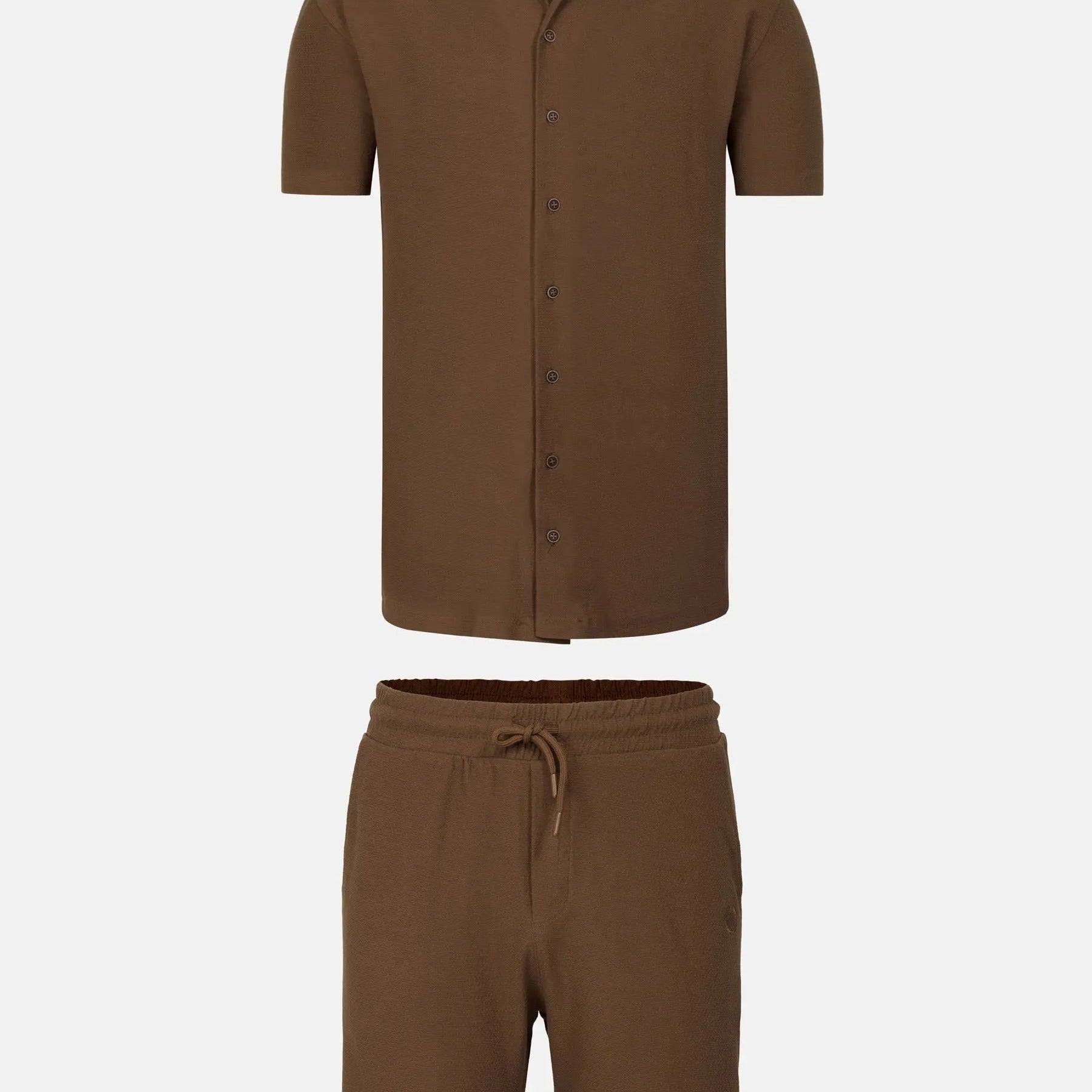 Faro Brown Shirt Short Sleeve Set 6XL