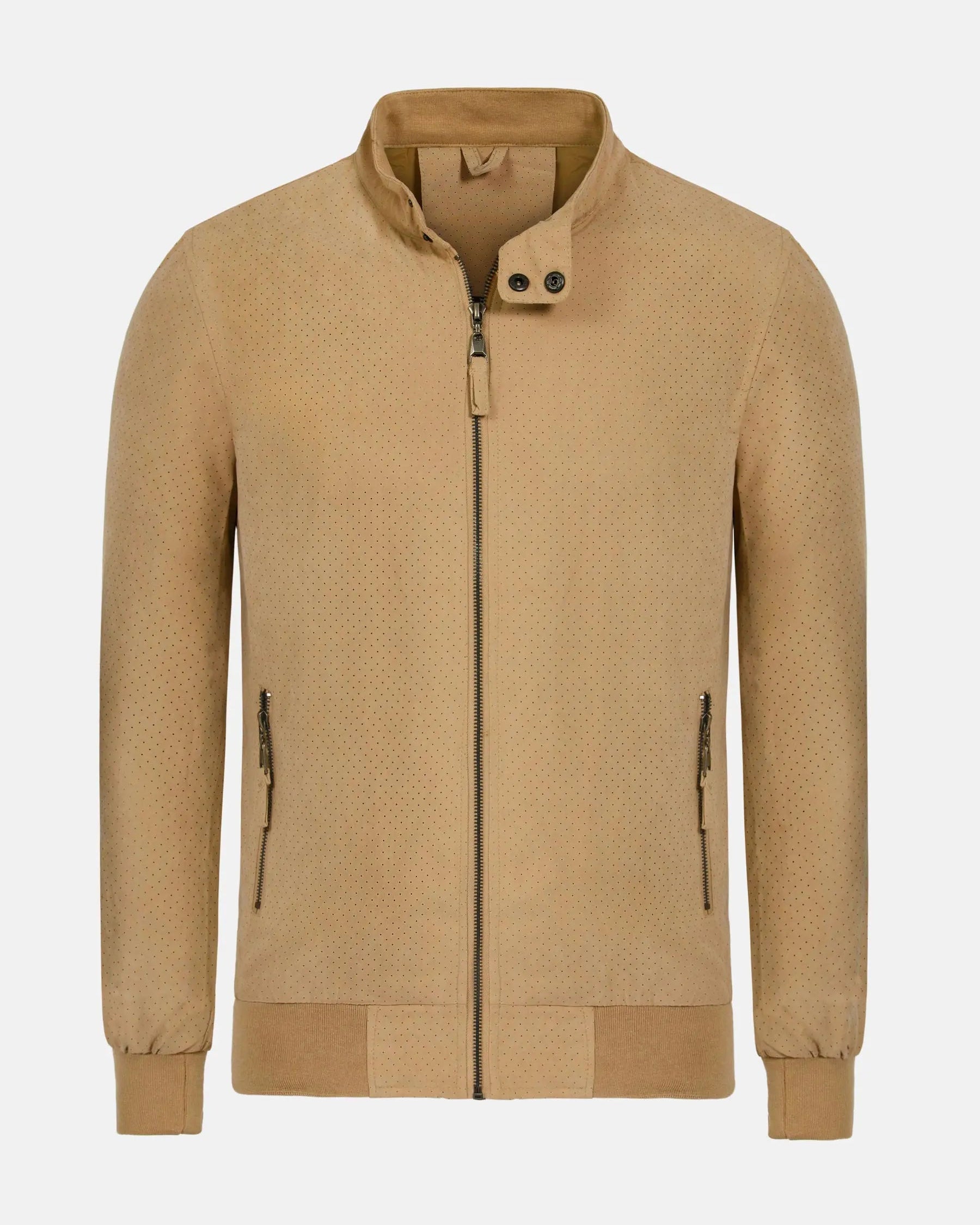 Parker Crew Neck Brown Summer Jacket 6XL