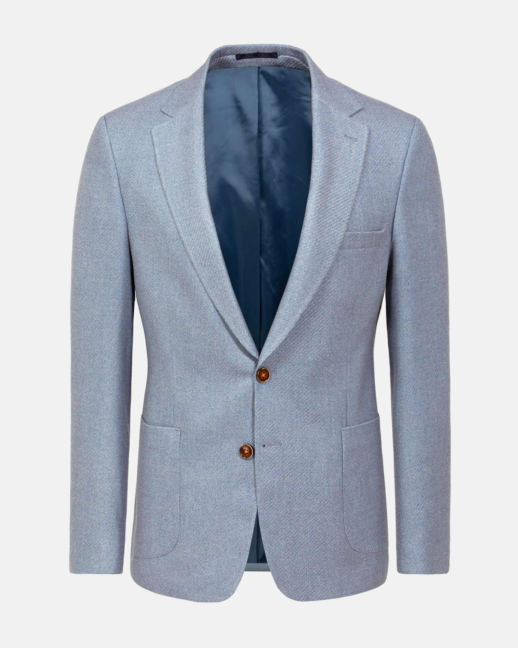 Zeta Single breasted Blue Blazer 60