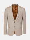 Vivia Single breasted Check Dark Beige Blazer 60