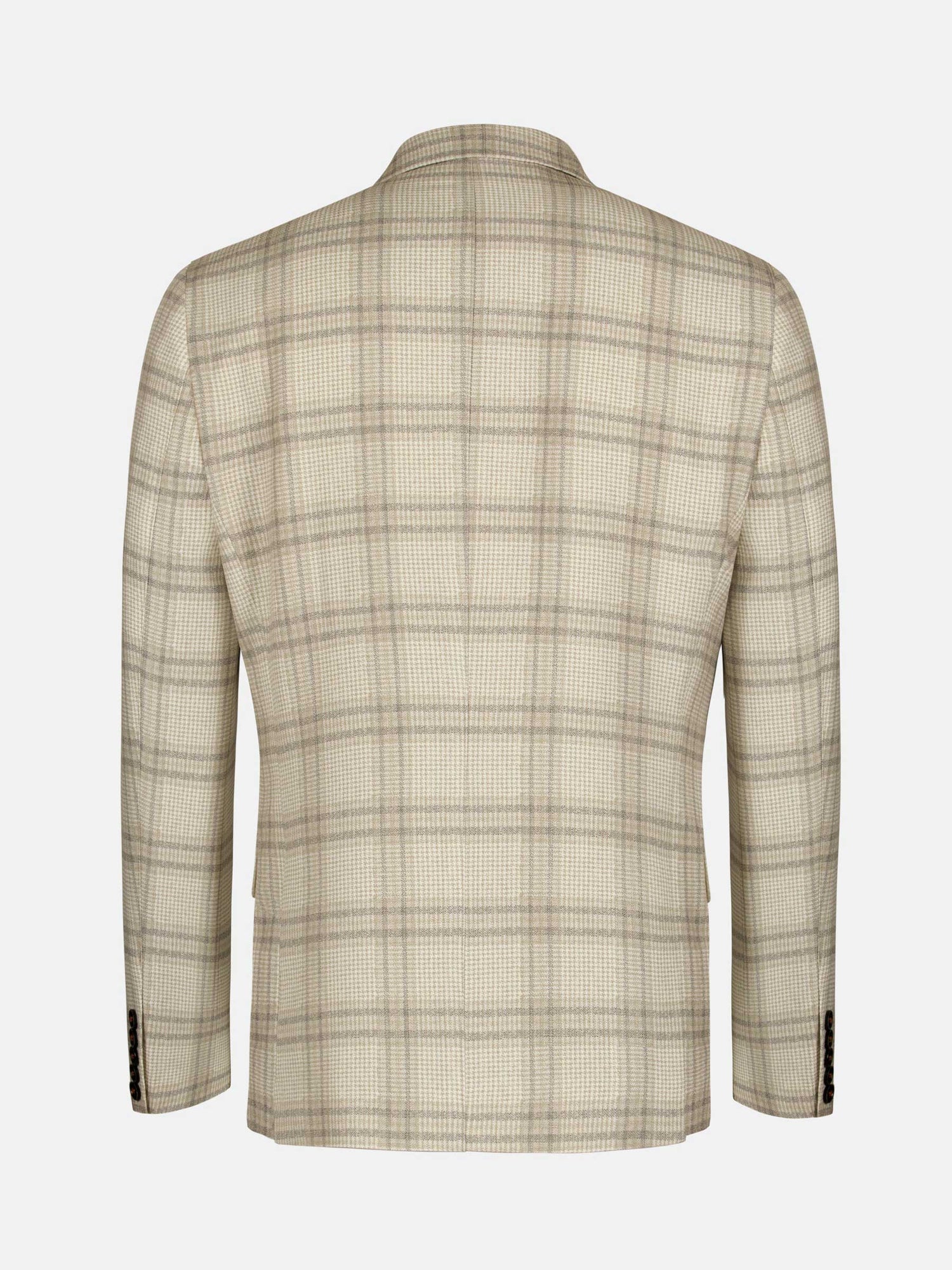 Nico Single breasted Check Beige Blazer 60