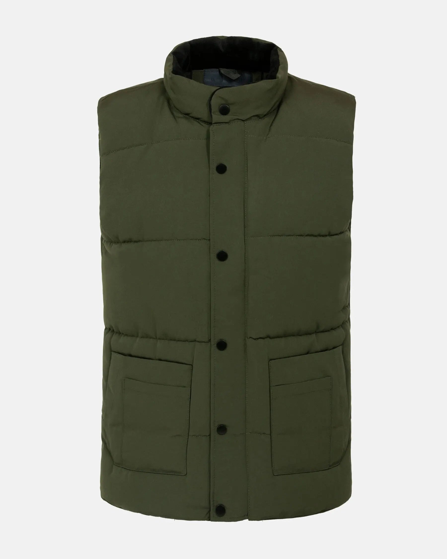 Velvet Crew Neck Green Bodywarmer 6XL