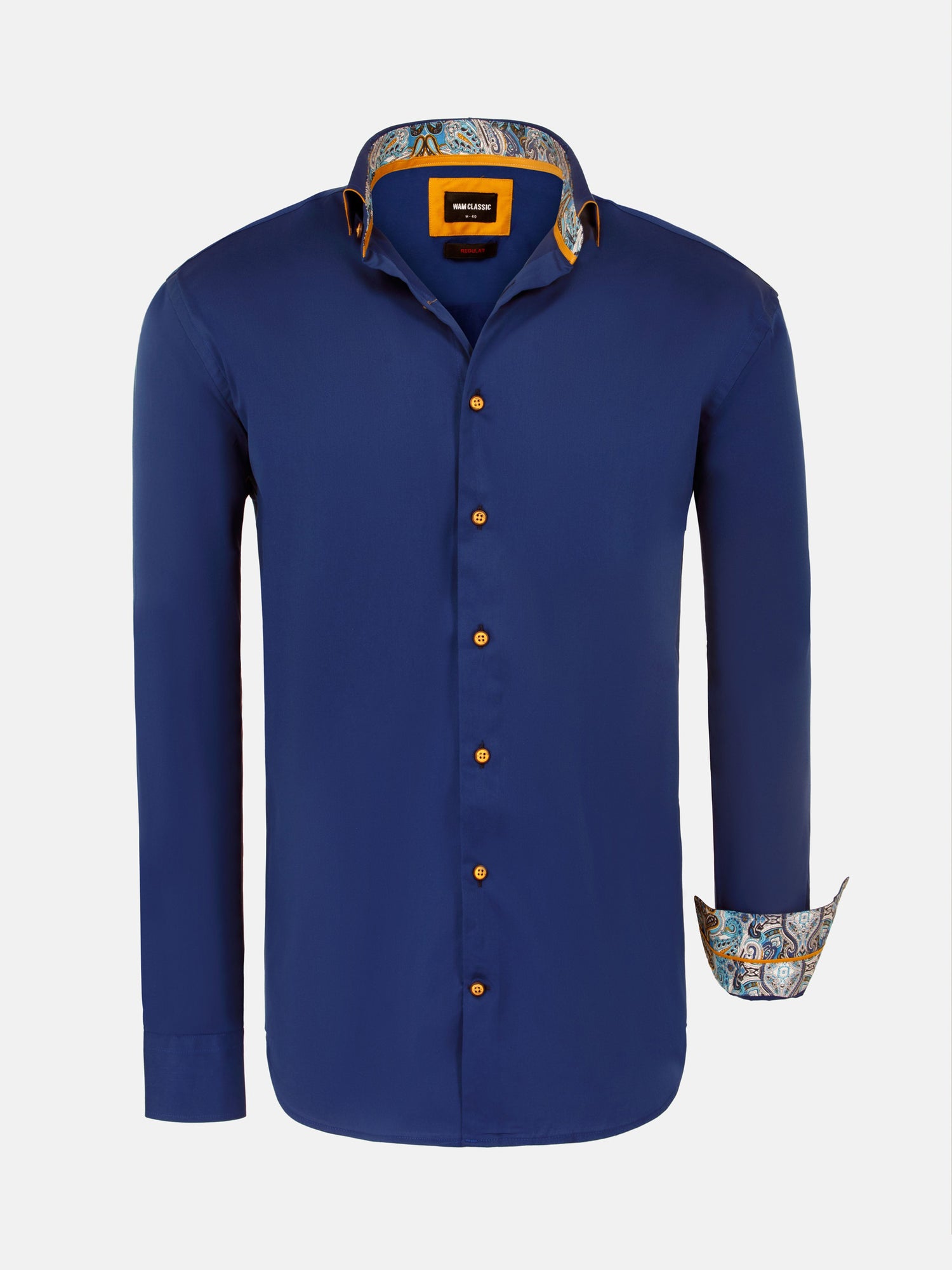 Waylon Regular Fit Navy Shirt