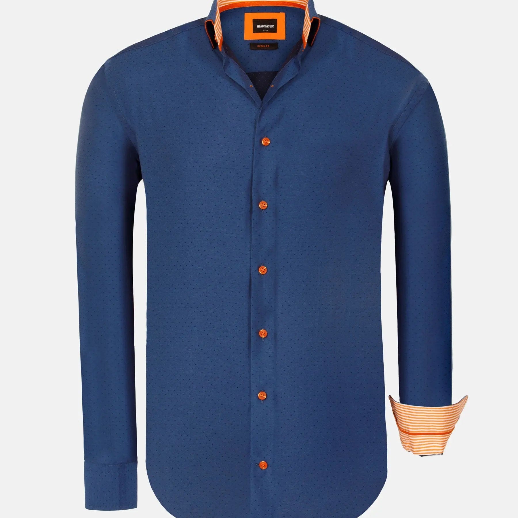 Waylon Regular Fit Indigo Shirt 6XL