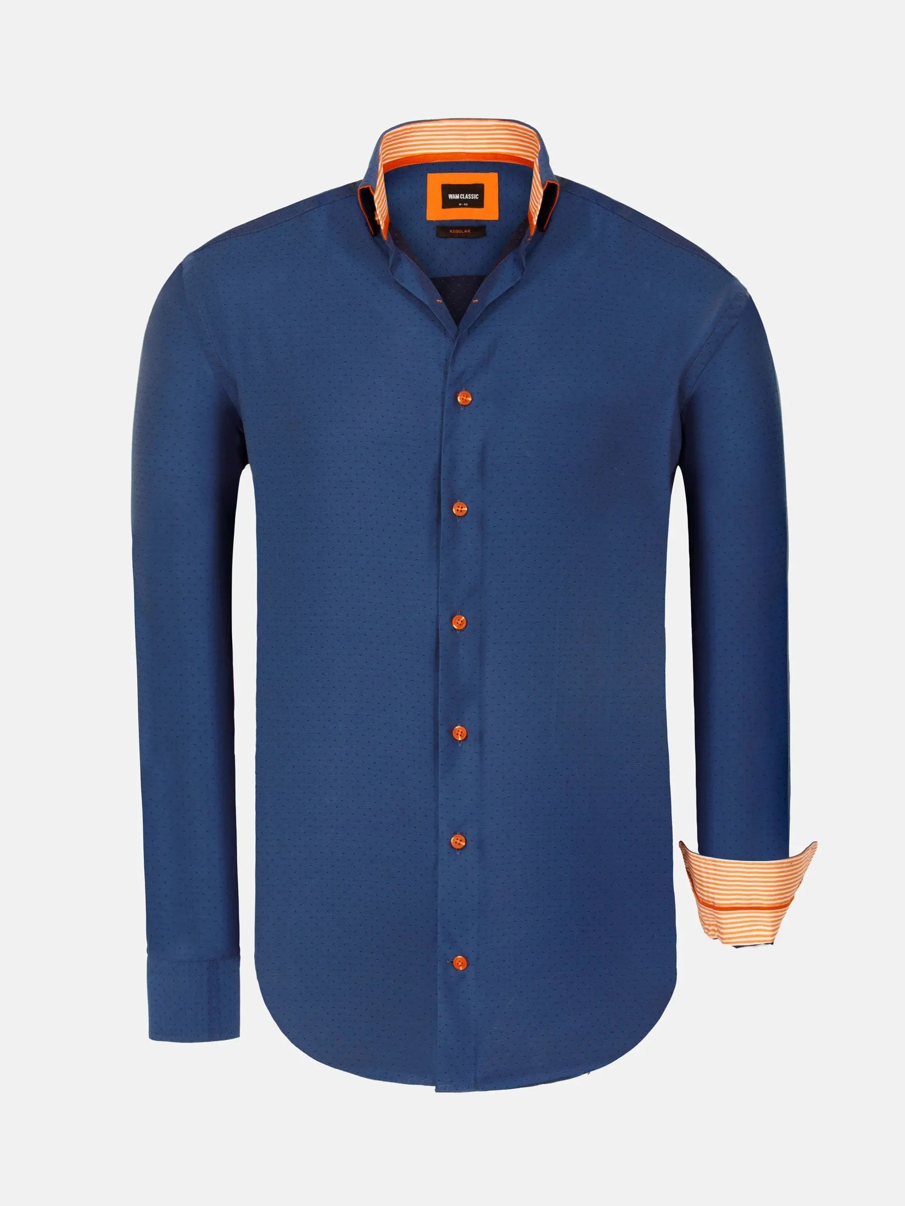 Waylon Regular Fit Indigo Shirt 6XL