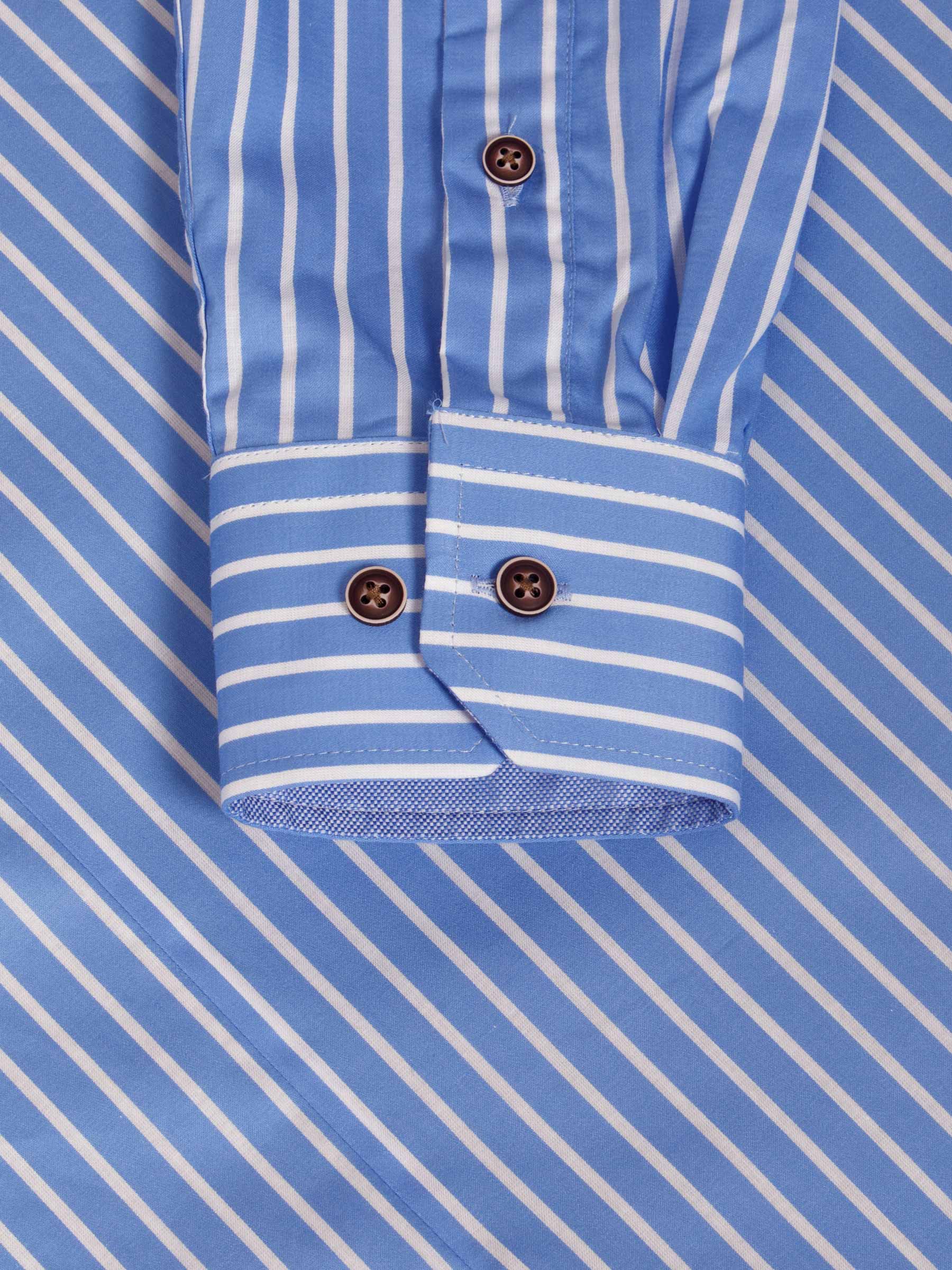 Kevin Regular Fit Blue Shirt 6XL