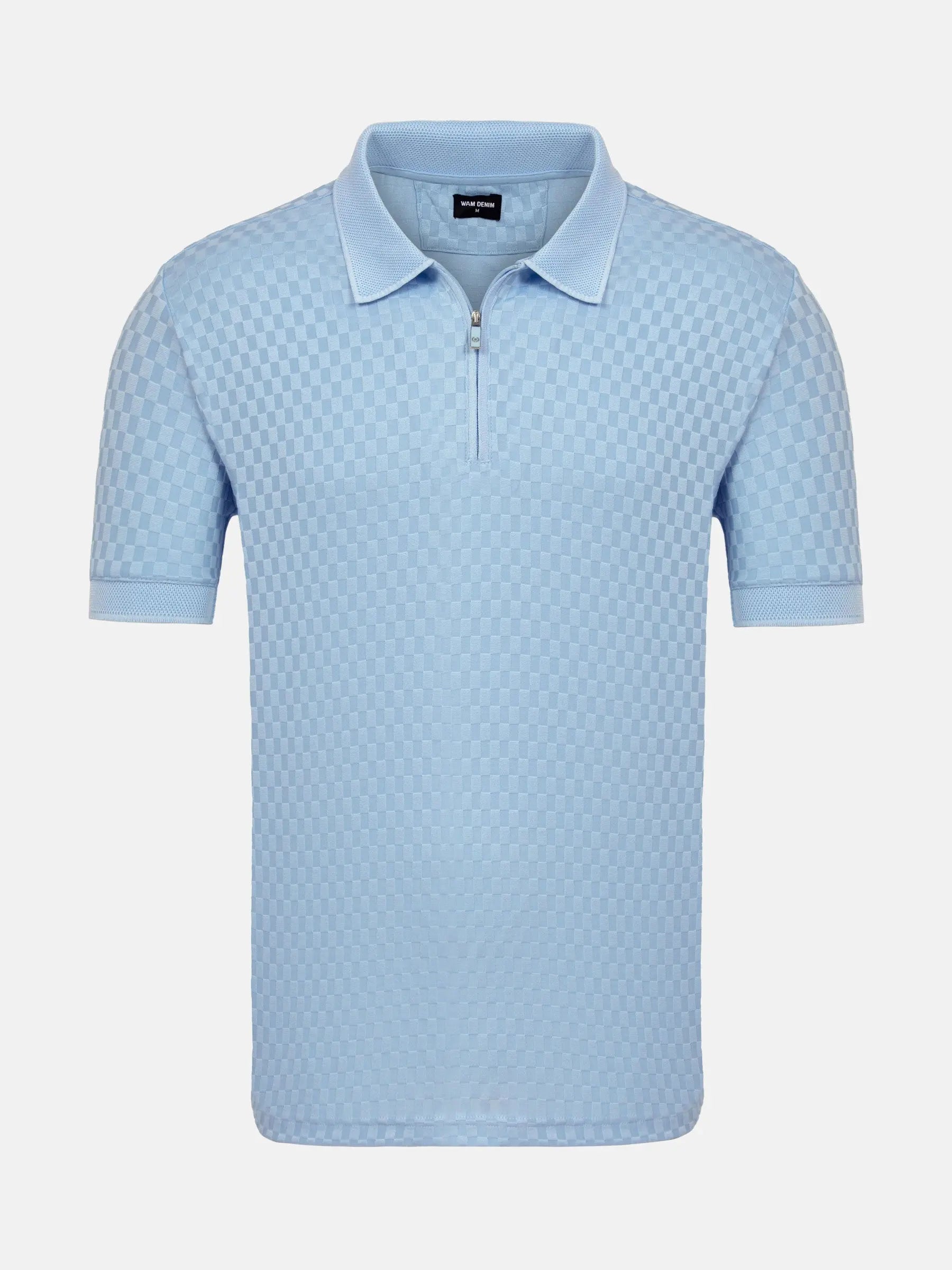 Gonzsles Blue Polo Shirt 6XL