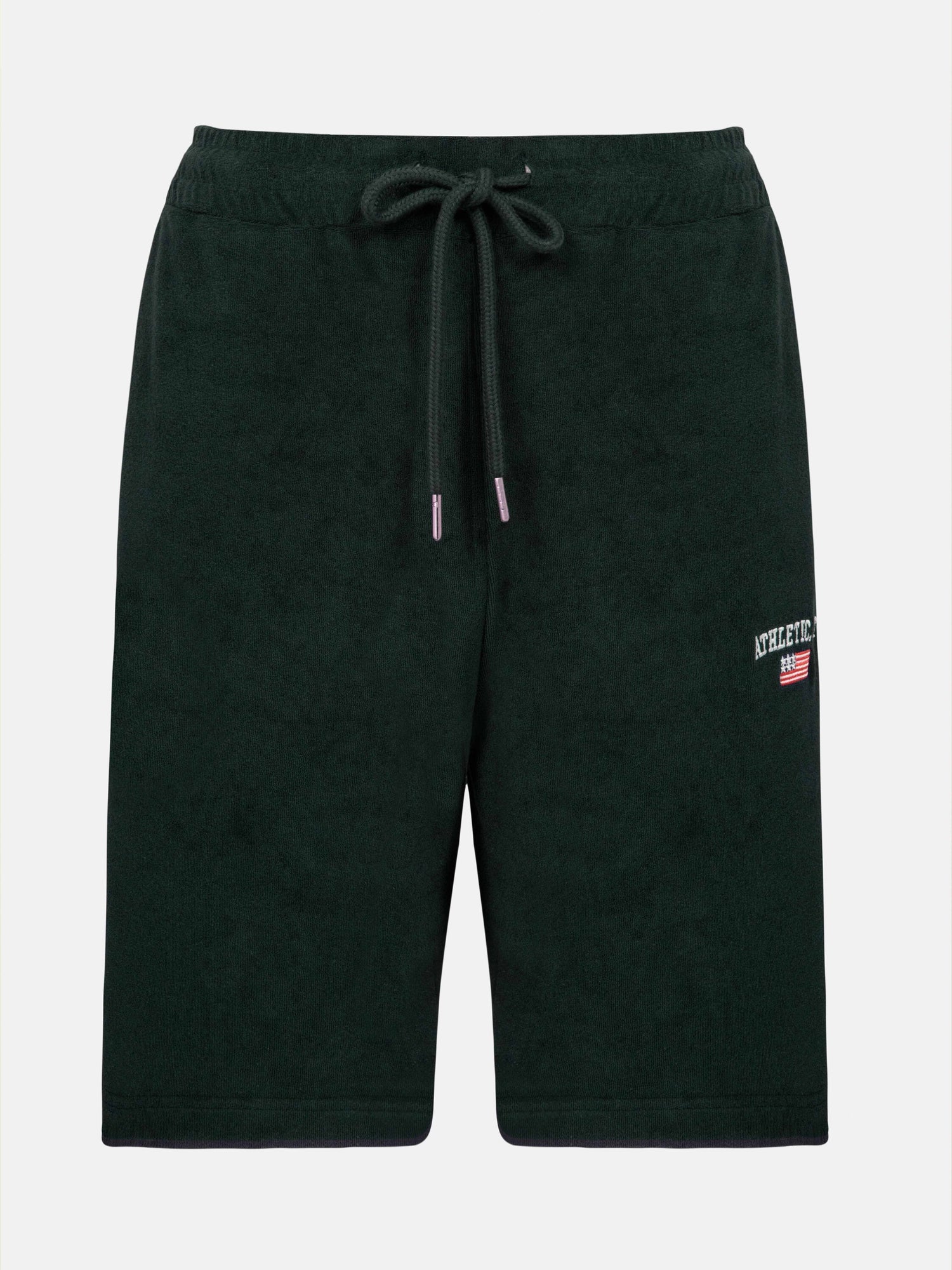 Avery Full Zipped Green Hoodie Shorts Set