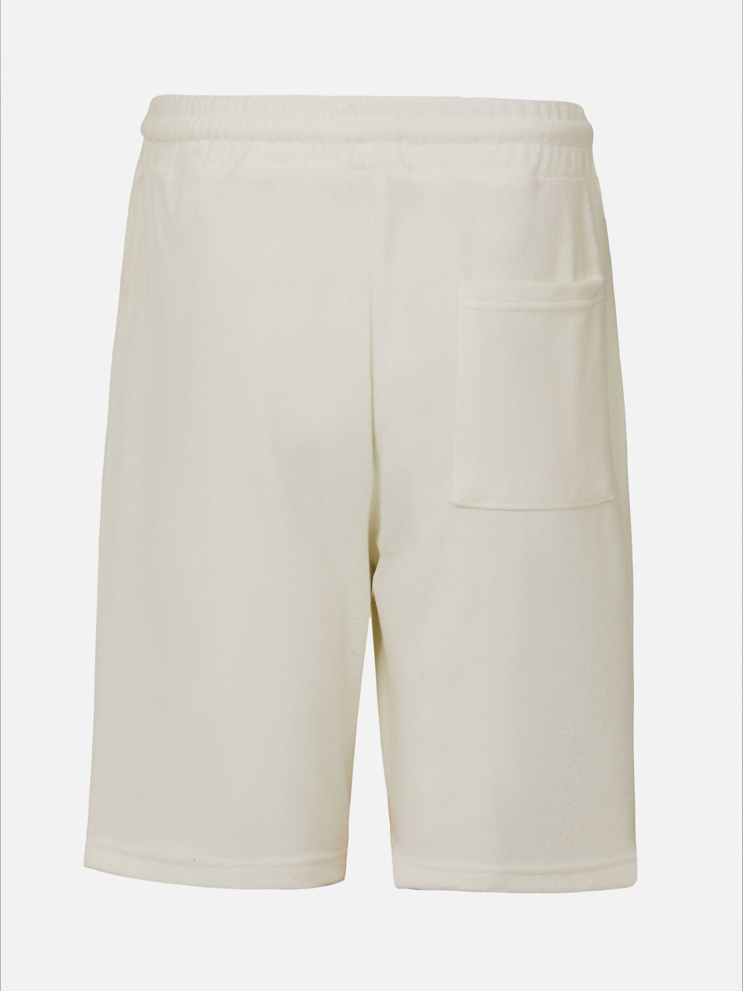 Avery Full Zipped White Hoodie Shorts Set