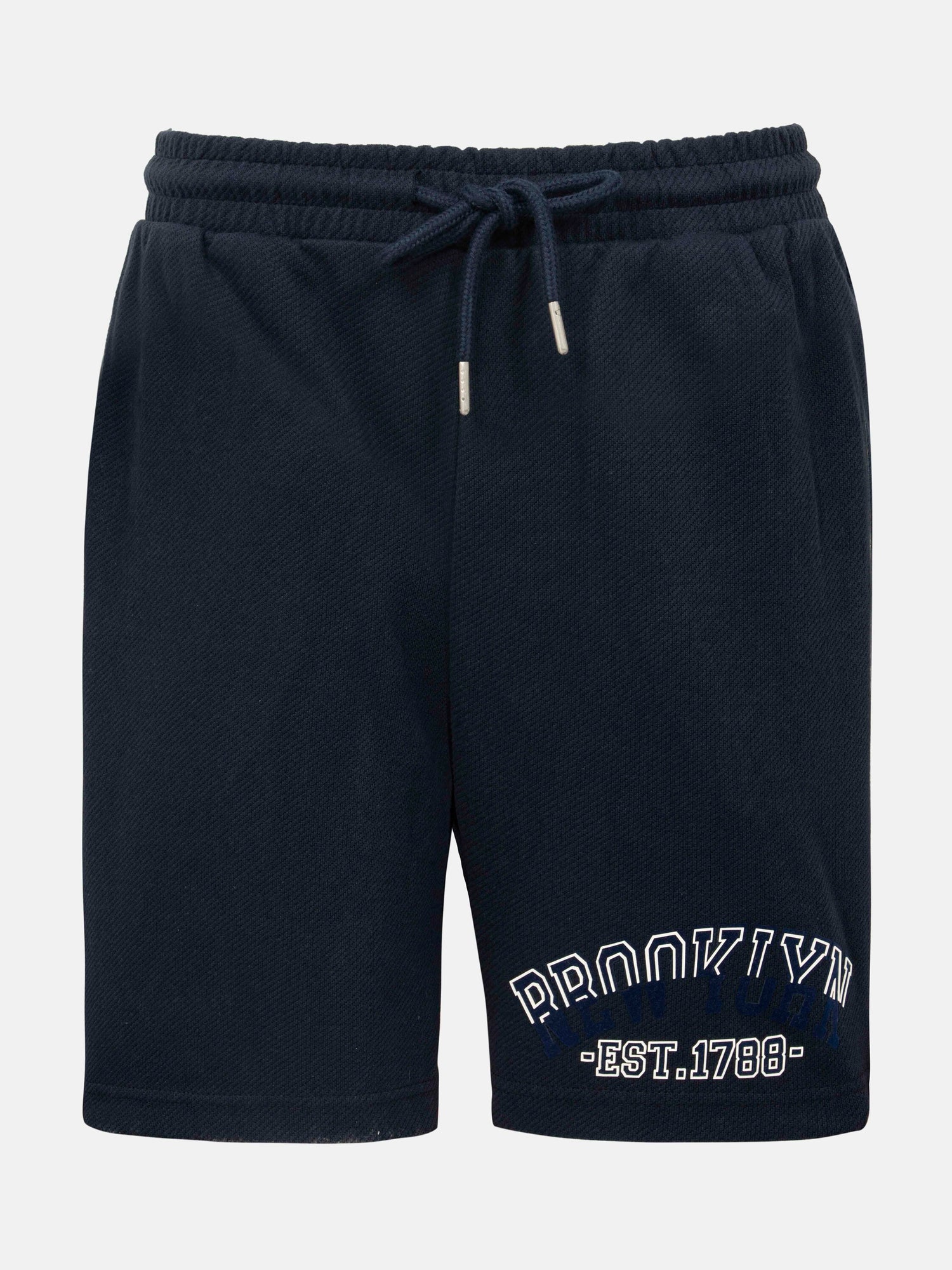 Arlo Stretched Navy Hoodie Shorts Set