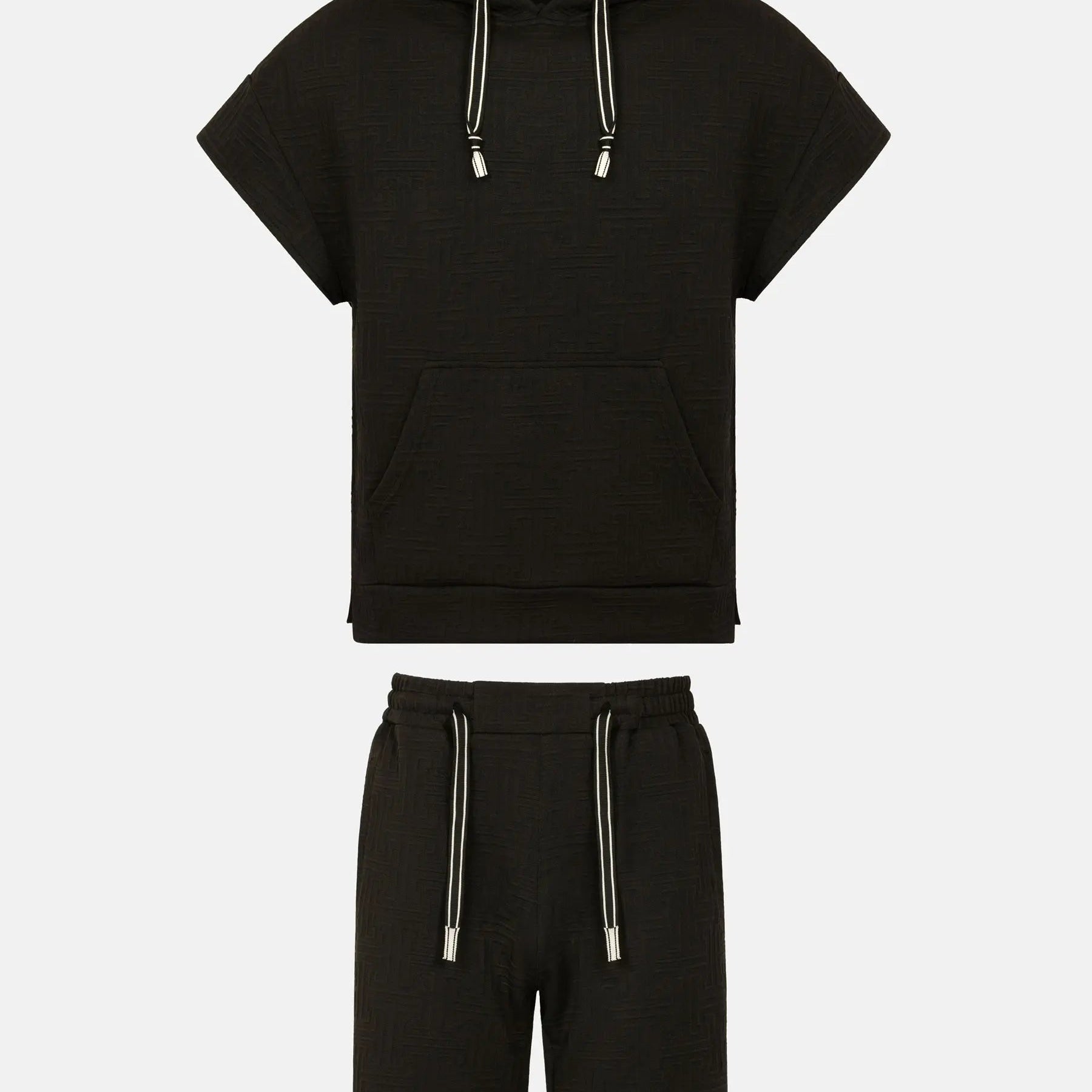 Maxton Black Hoodie Shorts 6XL