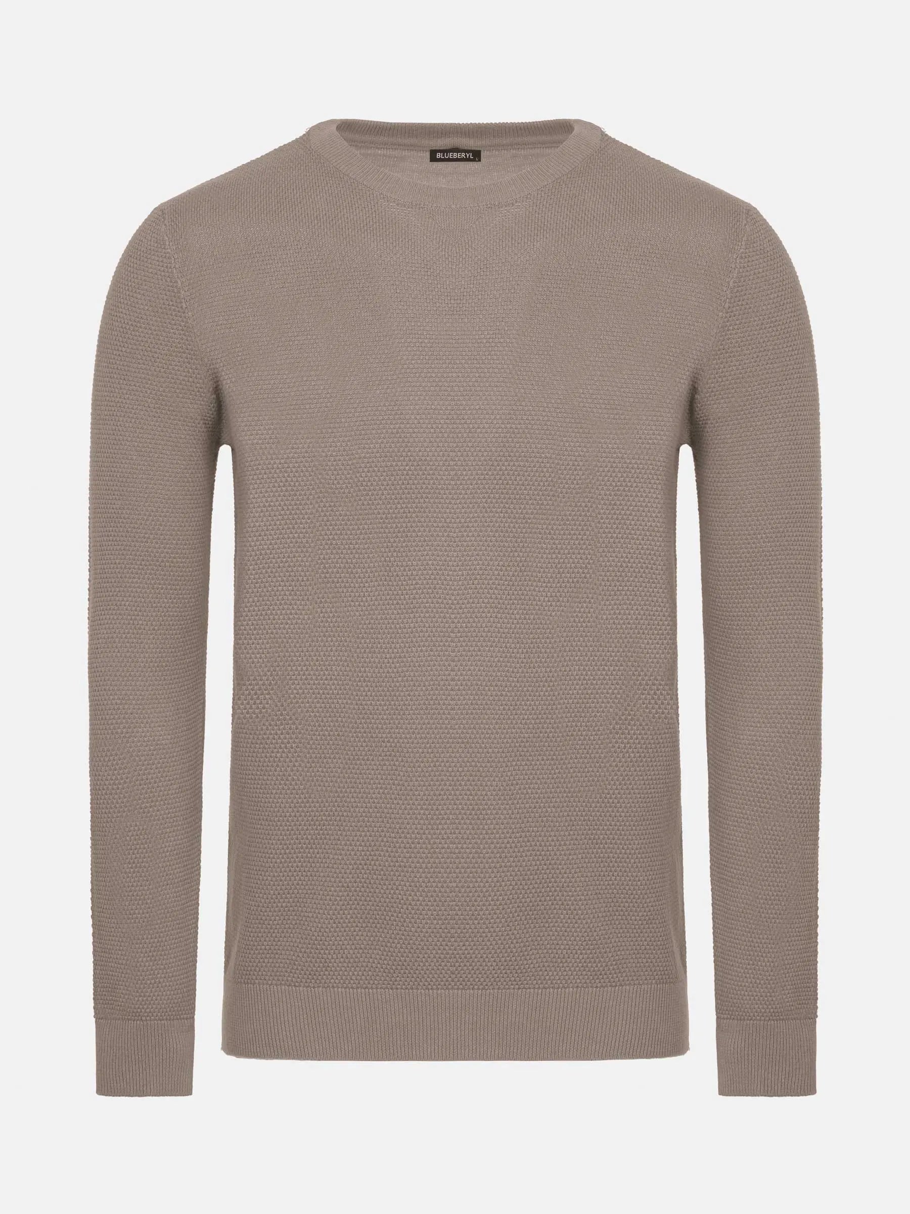 Larry Beige Cotton Pullover 6XL