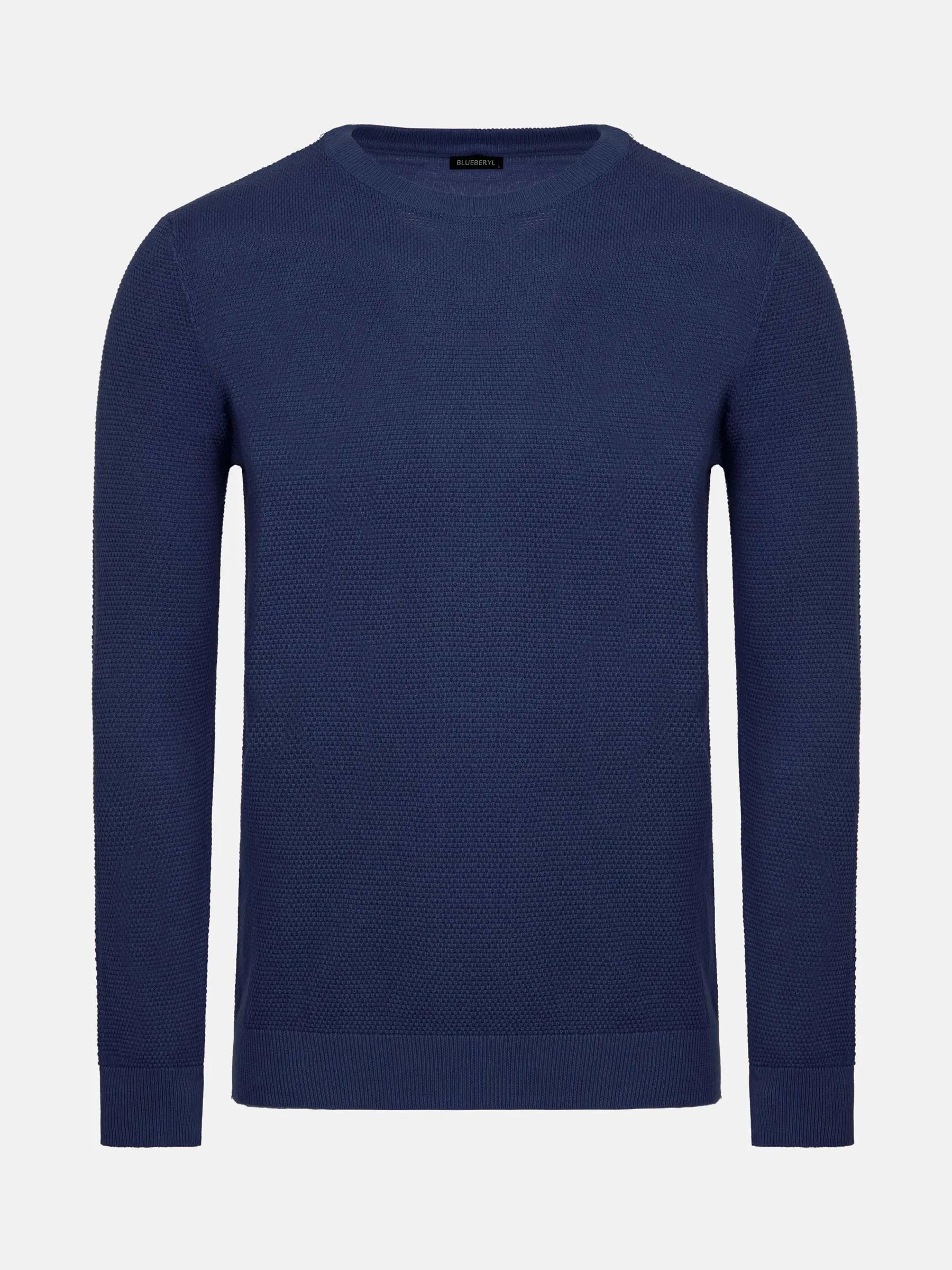 Larry Navy Cotton Pullover 6XL